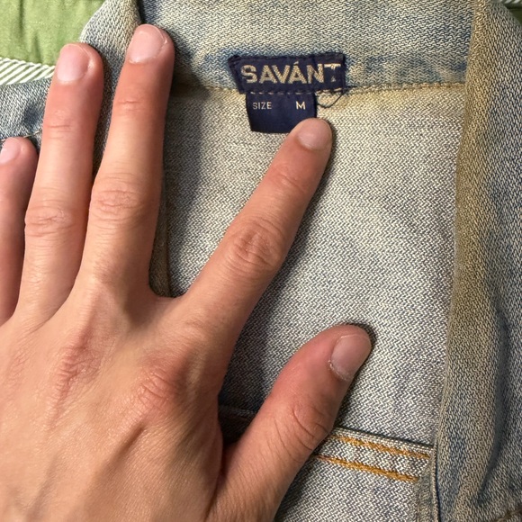 Denim Sleeveless Vest - Picture 2 of 5